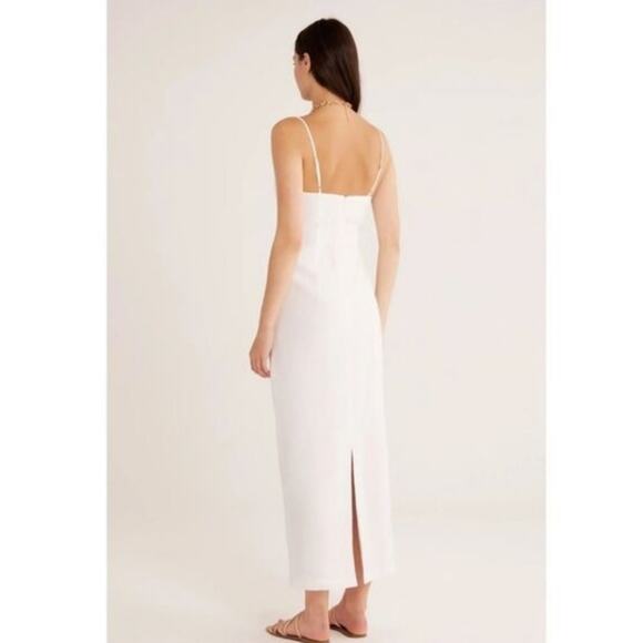 NEW Rumer The Label Bridget Ring Maxi Elegant White Linen Cutout Dress - Picture 3 of 15